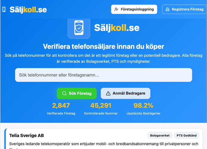 SÄLJKOLL